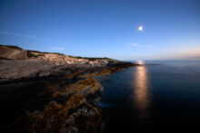 Moonrise Over Atlantic